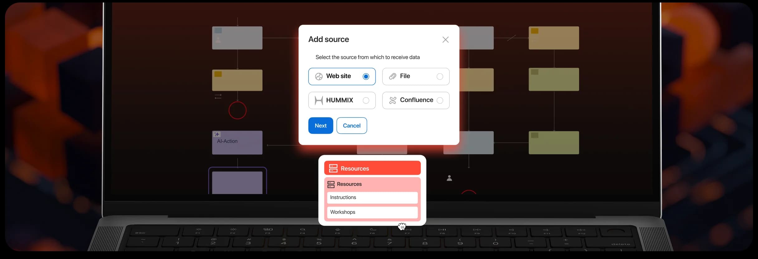 Hummix AI platform — Build
