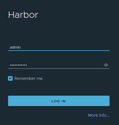 login_harbor login_harbor