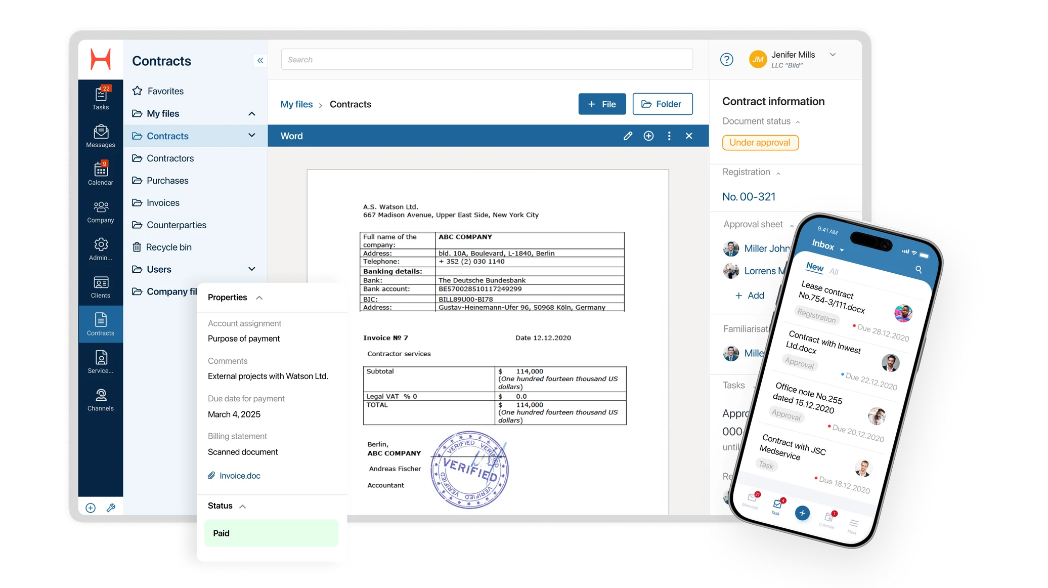 Hummix Document-centric BPM product